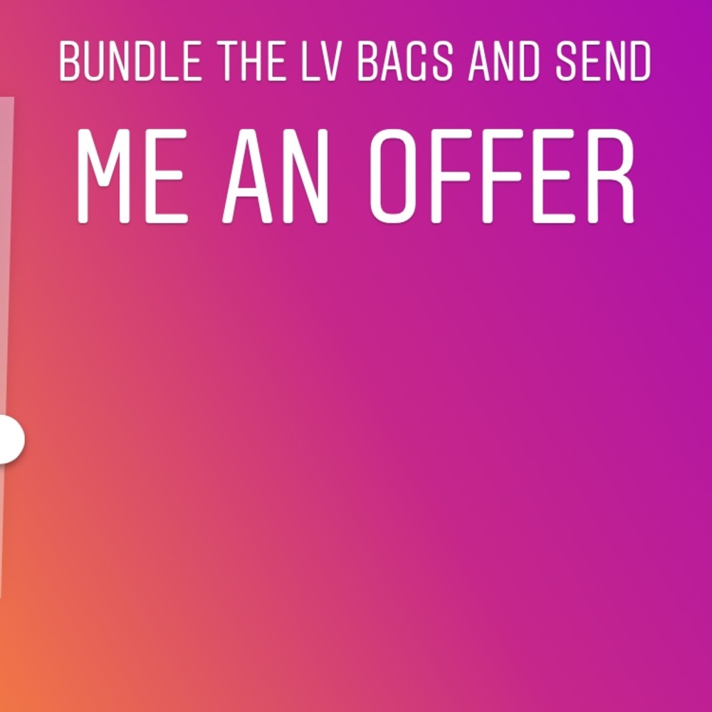Bundle the lv bags